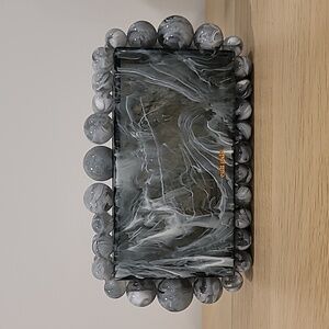 Cult Gaia Eos Beaded Clutch In Aqua